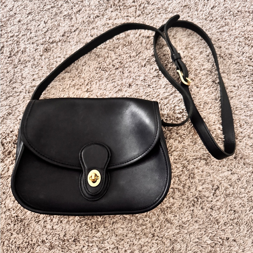 Vintage Coach Black Bag